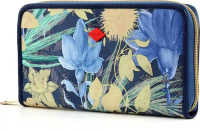 Produktbild von Oilily Flower Field L Zip Wallet Blueberry