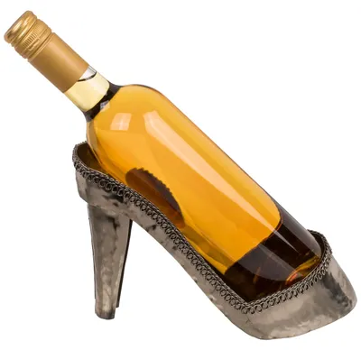 Produktbild von High Heels Weinflaschenhalter Schuh Weinflaschenständer aus Metall