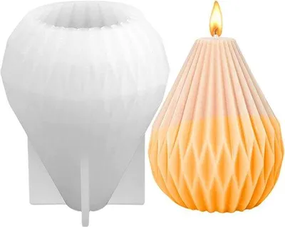 Produktbild von Famanu Kerzenformen - Geometrisches Design aus hochwertigem Silikon