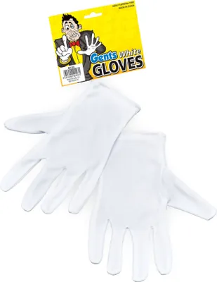 Obrázok produktu pre Biele rukavice, doplnok kostýmu, univerzálna veľkosť
