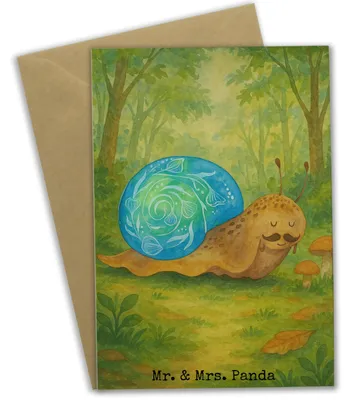 Produktbild von Mr. & Mrs. Panda babykarte Schnecke Sir Design - Weiß - Geschenk, Grußkarten, Schnecken, Lustige Sprüche, weihnachtskarten, Lebensmut, Lebenseinstellung, hochzeitskarten