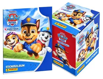 Produktbild von Panini PAW Patrol Search & Rescue Stickeralbum + Display mit 36 Tüten | Serie 12