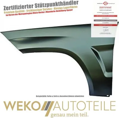 Produktbild von Kotflügel vorne rechts DIEDERICHS 1655006 für MERCEDES-BENZ