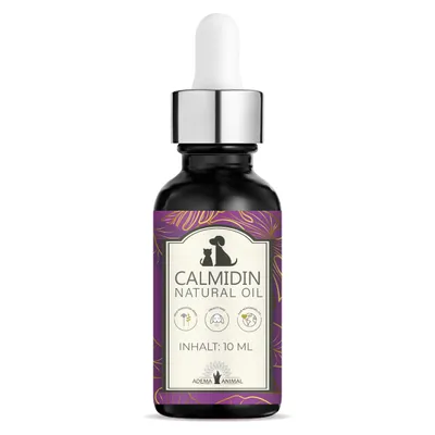 Produktbild von Adema Animal® Calmidin Liquid - für Hunde & Katzen - Angststörung - gegen Angst und innere Unruhe - Beruhigungsmittel - Stress Hund - Beruhigung