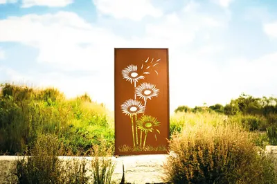 Produktbild von Sichtschutzwand Windhauch 100 x 200 cm rost