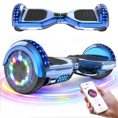 Produktbild von GeekMe Hoverboard 6,5 Zoll Hoverboard Kinder Starker Dual Motor,Bluetooth Lautsprecher,LED,Hoverboards für Kinder und Jugendliche