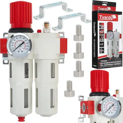 Obrázok produktu pre Filter, reduktor tlaku, olejnička pre pneumatické rozvody 1/2'' Tvardy