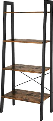 Produktbild von Hoppa! Industrial Wandschrank - 56 x 34 x 137,5 cm - Metall/Braun