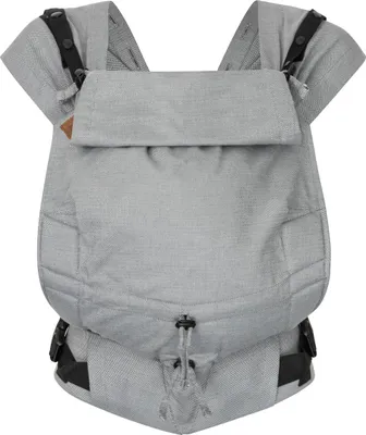 Produktbild von Hoppediz® Primeo Babytrage Kreuzköper Design: Kos (Bio), Größe: One Size mit Aufbewahrungsbeutel und bebilderte Bindeanleitung