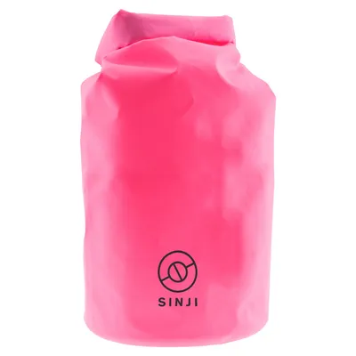 Produktbild von Sinji Wasserdichter Rucksack - Drybag - Strandtasche - Outdoor Reisetasche - Reisetasche 10 Liter - Pink