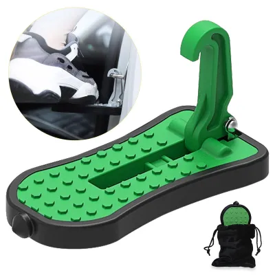 Immagine prodotto di Pedale universale a forma di U per auto, con martello di sicurezza, colore verde