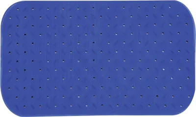 Immagine prodotto di Tappetino doccia MSV Premium Tappetino da bagno Tappetino per vasca da bagno Inserti per vasca da bagno Antibatterico Antiscivolo Con ventose - Blu - Profumo di rose - Circa 36 x 65 cm - Lavabile a 60° gradi