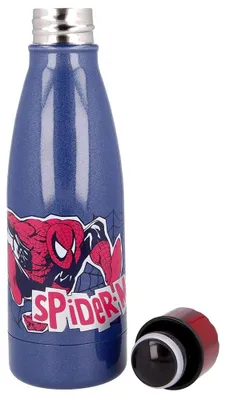 Produktbild von Thermo-Trinkflasche 340 ml | Marvel Spiderman | Kinder Edelstahl Flasche