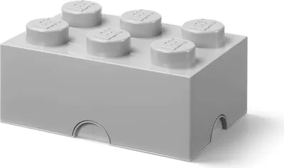 Produktbild von LEGO Storage Brick 6  (grau)