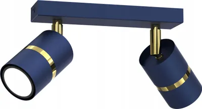 Productafbeelding van Plafondlamp, spot, marineblauw, GU10