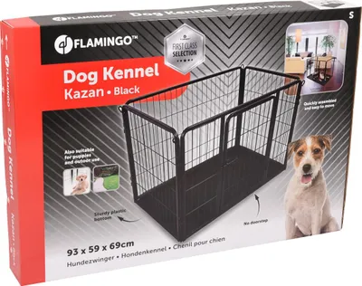 Produktbild von Flamingo Zwinger Kazan schwarz, Größe: S