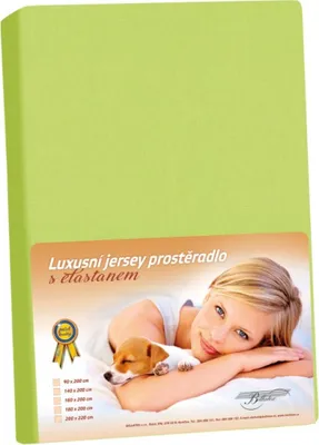 Obrázek produktu pro Jersey LUX - 180x200 cm - Zelená
