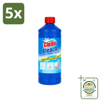 Produktbild von 5 x  At Home Bleichmittel - 1 L - Vorratspackung - 5 Stücke