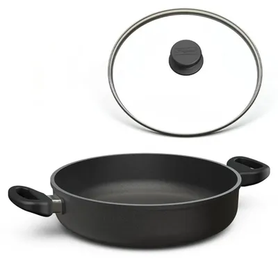 Produktbild von Hoffmann Schmorpfanne Ø 32 cm Aluguss 3,3 L Antihaft Induktion mit Deckel