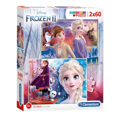 Produktbild von Clementoni Puzzle Disney Frozen 2, 2 x 60 Teile