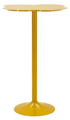 Obrázek produktu pro Barový stůl Clox 60 x 60 x 103 cm kov žlutý