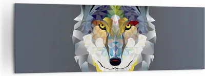 Produktbild von Bild auf Leinwand - Leinwandbild - Tier Abstraktion - 160x50cm - Wand Bild - Wanddeko - Wandbilder - Leinwanddruck - Bilder - Kunstdruck - Wanddekoration - Leinwand bilder - Wandkunst - AB160x50-3633