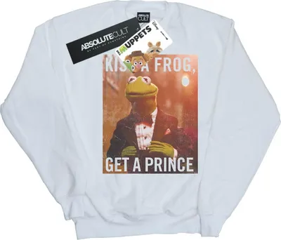Produktbild von Disney - "The Muppets Kiss A Frog Get A Prince" Sweatshirt für Damen BI31292 (XL) (Weiß)