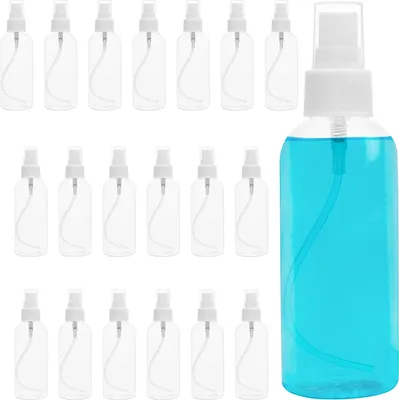 Obrázek produktu pro Lahvička s rozprašovačem - mlhový rozprašovač / plnitelné lahvičky - na čištění, parfémy, esenciální oleje - cestovní velikost 20 balení 80 ml