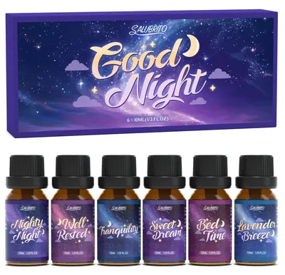 Produktbild von Ätherische Öle Set Naturrein Aromatherapie Duftöl für Diffuser Kerzenherstellung 6x10ml