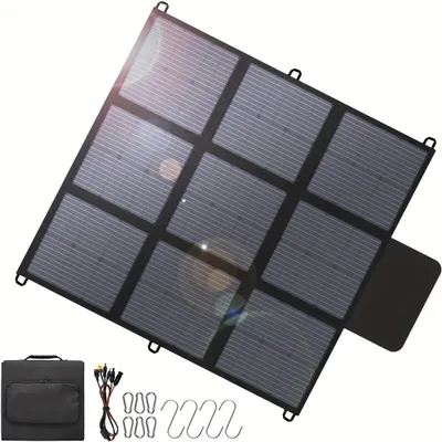 Imagen del producto de Panel solar – Panel solar plegable – Panel solar portátil – Panel solar para camping – Potencia de 200W