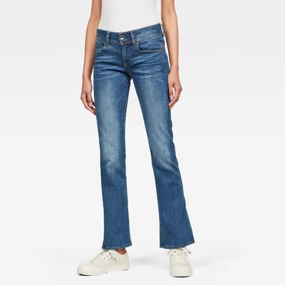 Produktbild von G-star Midge Mid Bootcut Faded Blue 26