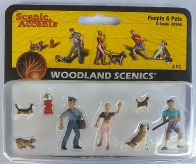 Figuren Hundehalter Briefträger Spur 0 O 1:45 Kunststoff