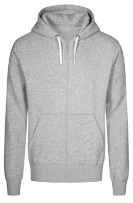 Produktbild von X.O By Promodoro - Hoodie mit durchgehendem Reißverschluss für Herren LT4924 (5XL) (Grau)