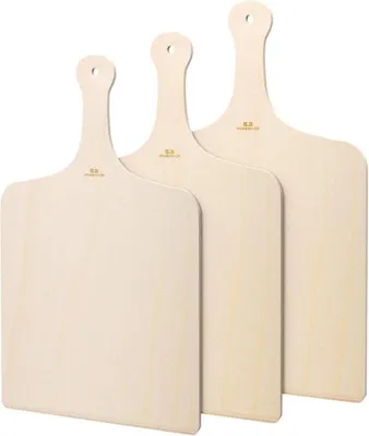 Obrázek produktu pro Dřevěná deska na pizzu 42x30 cm, deska na pizzu tarte flambée sada 3 ks