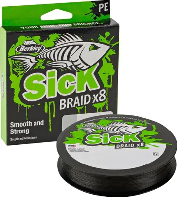 Produktbild von Berkley Sick Braid x8 (300 m, Black)
