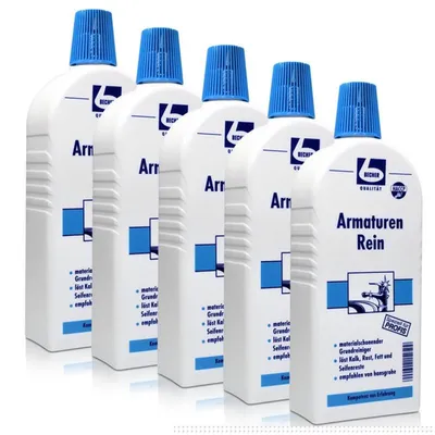 Produktbild von Dr. Becher Armaturen Rein 500ml löst Kalk Rost Fett und Seifenreste (5er Pack)