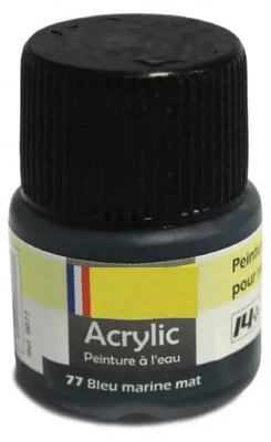 Produktbild von Heller 9077 - Peinture Acrylic 077 bleu marine mat, 12ml - Neu