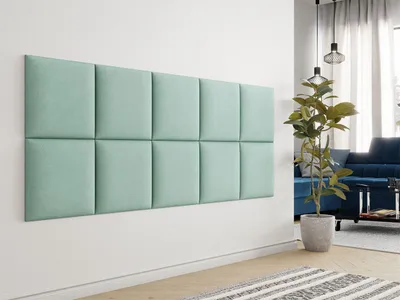 Produktbild von MIRJAN24 Wandpaneel Pag 42x42, Polsterwand für Schlafzimmer, Garderobe, Kinderzimmer (Farbe: Manila 11)