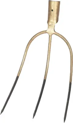 Streugabel ohne Stiel 3 Zinken, 28 x 21 cm Gabel Ballengabel Hof Stall Feld