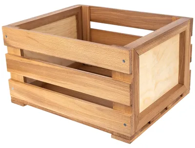 Productafbeelding van Creative Deco Opbergkist voor LP's, Houten Box 46 x 36 x 25 cm (+/- 1cm)