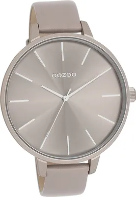 Produktbild von Oozoo Leder Damen Uhr Analog Quarzuhr Armband taupe braun Timepieces D2UOC11347