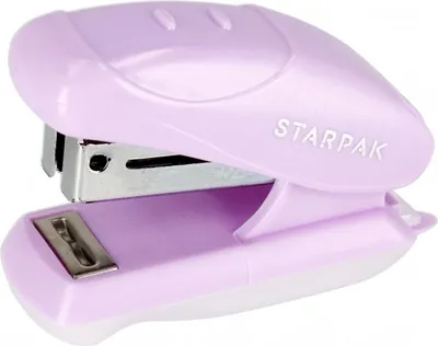 Produktbild von Mini-Heftgerät 20k 24/6 26/6 pastell lila Starpak 519780