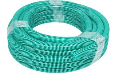Produktbild von Famanu Saugschlauch 25 Meter 1 1/4 Zoll grün - Spiralschlauch für Teich und Pumpe