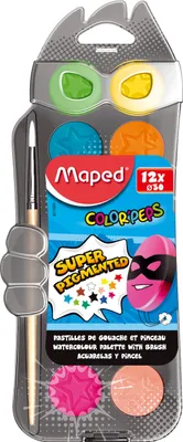 Produktbild von Maped Deckfarbkasten COLOR'PEPS 12 Farben