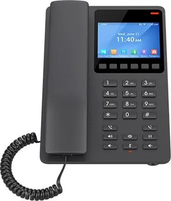 Obrázok produktu pre Grandstream Networks GHP631, IP telefón, Čierna, Káblový handset, 2 riadky, LCD, 8,89 cm (3.5")