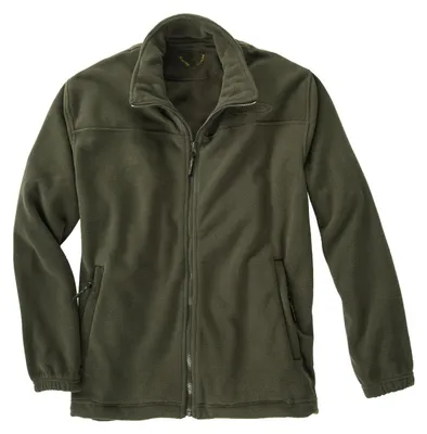 Produktbild von Hubertus Fleecejacke oliv Übergröße