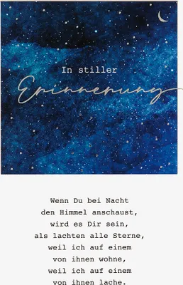 Produktbild von Trauer  Beileid  Kondolenz  Unverpackt  Beileidskarte im Format 115x17