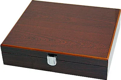 Obrázok produktu pre Krabica na hodinky pre 10 kusov, 8-násobne lakovaná, palisander 2104