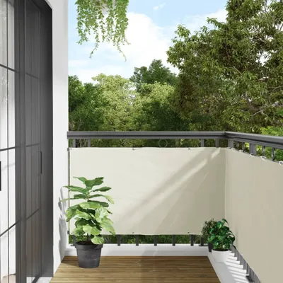 Produktbild von Maison Exclusive - Balkon-Sichtschutz Weiß 500x75 cm PVC