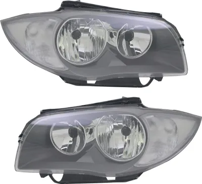 Produktbild von TYC Scheinwerfer für BMW E81 E82 E87 E88 1er ab 2009- Set für Schwarz H7 Halogen